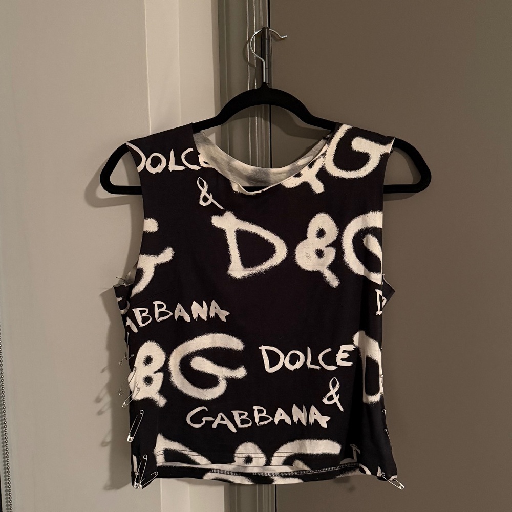 Dolce & Gabbana paper clip tank